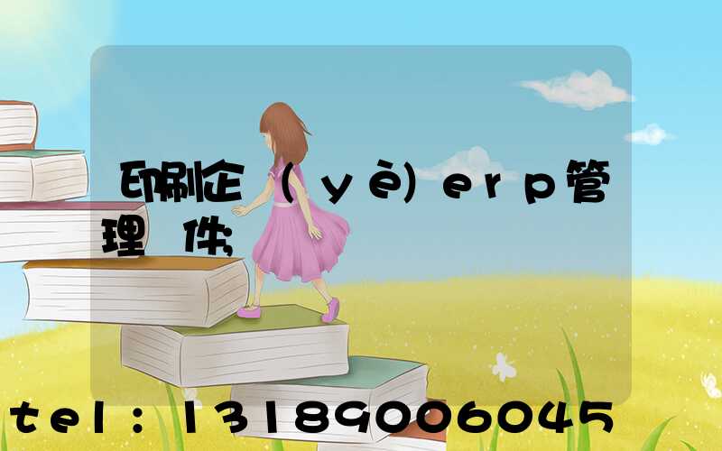 印刷企業(yè)erp管理軟件
