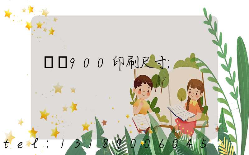 羅蘭900印刷尺寸