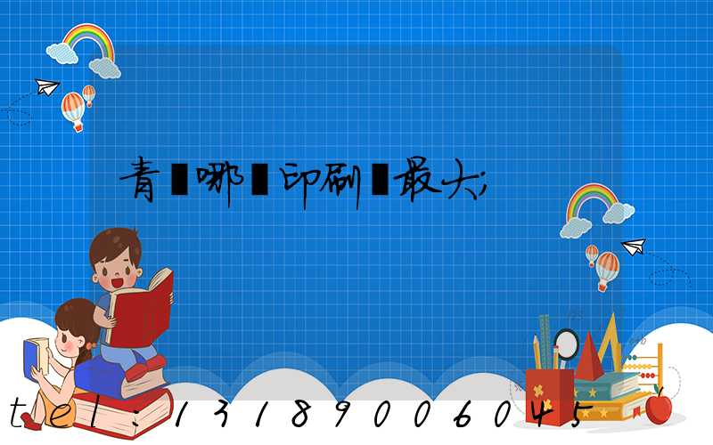 青島哪個印刷廠最大